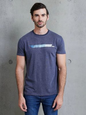 REMERA INST CUELLO CONTRATONO AZUL