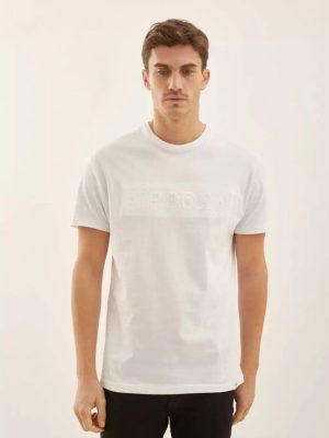 REMERA GOFRADA BLANCO