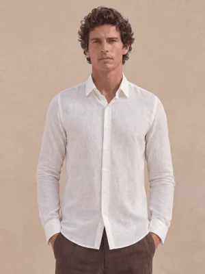 CAMISA PREMIUM LINO MACEIO BLANCO