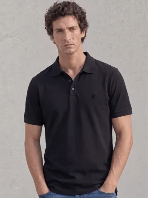 CHOMBA BASIC LYCRA JAMES NEGRA