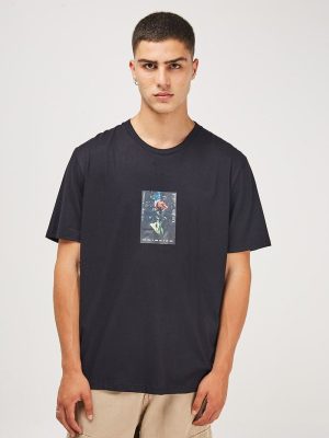 THE ROSE T SHIRT BLACK