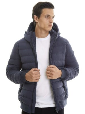 CAMPERA PUFFER PECK AZUL MARINO