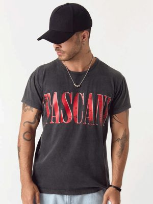 REMERA BUDAT GRIS TOPO