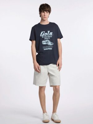 REMERA CON ESTAMPA AZUL MARINO 1