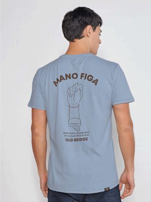 REMERA FIGA CELESTE