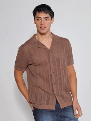 SWEATER EDWARD MARRON MEDIO