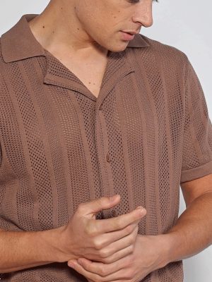 SWEATER EDWARD MARRON MEDIO