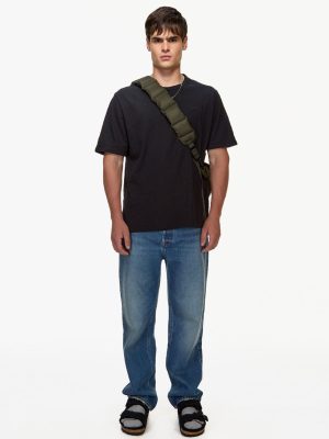 FLAME DYED TEE NEGRO