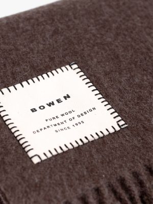 PLAIN WOOL SCARF NUT