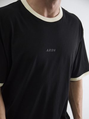 REMERA OVER COMB ARBN NEGRO