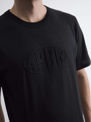 REMERA OVER GOFRADA ARBN NEGRO