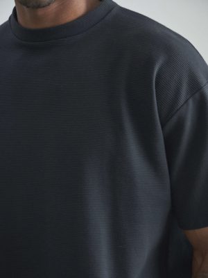 REMERA OVER OTOMAN VALENCIA NEGRO