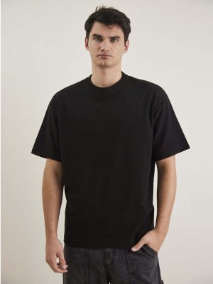 REMERA OVER WAFFLE TINY NEGRO