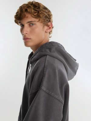 CANGURO C/ CIERRE FRENCH TERRY PESADO GRIS