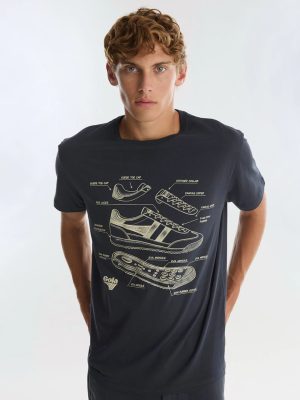 REMERA CON ESTAMPA AZUL MARINO 1