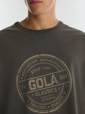 REMERA JERSEY PESADO ESTAMPADA VISON