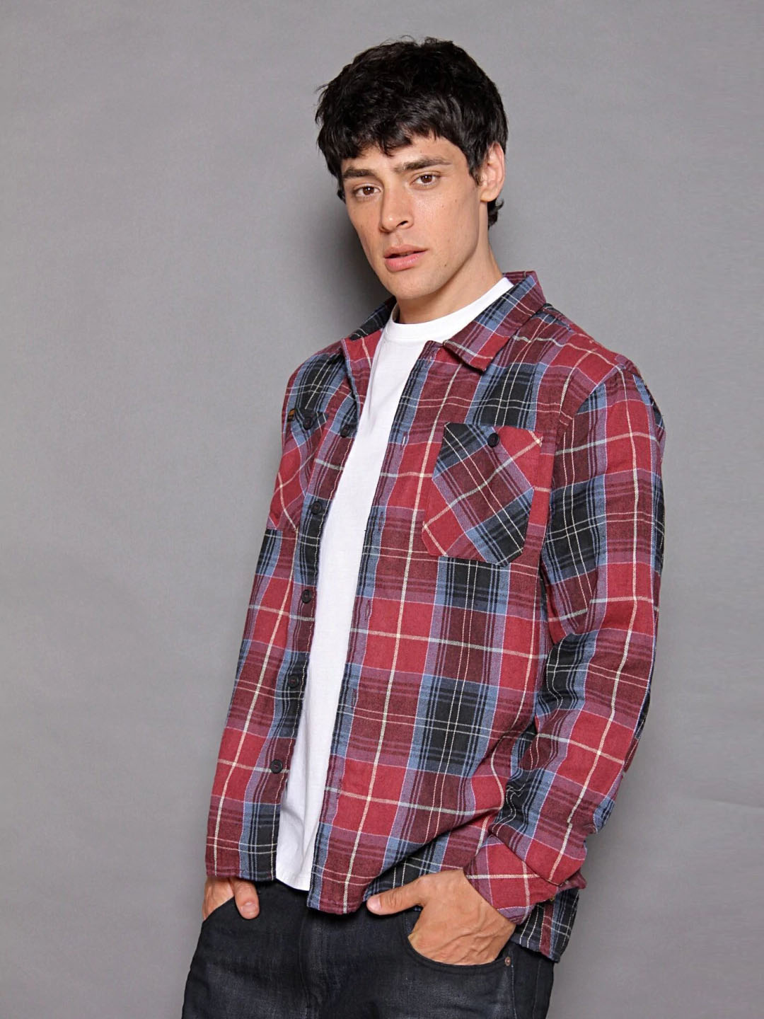 CAMISA OLIVE BORDO - Imagen 4