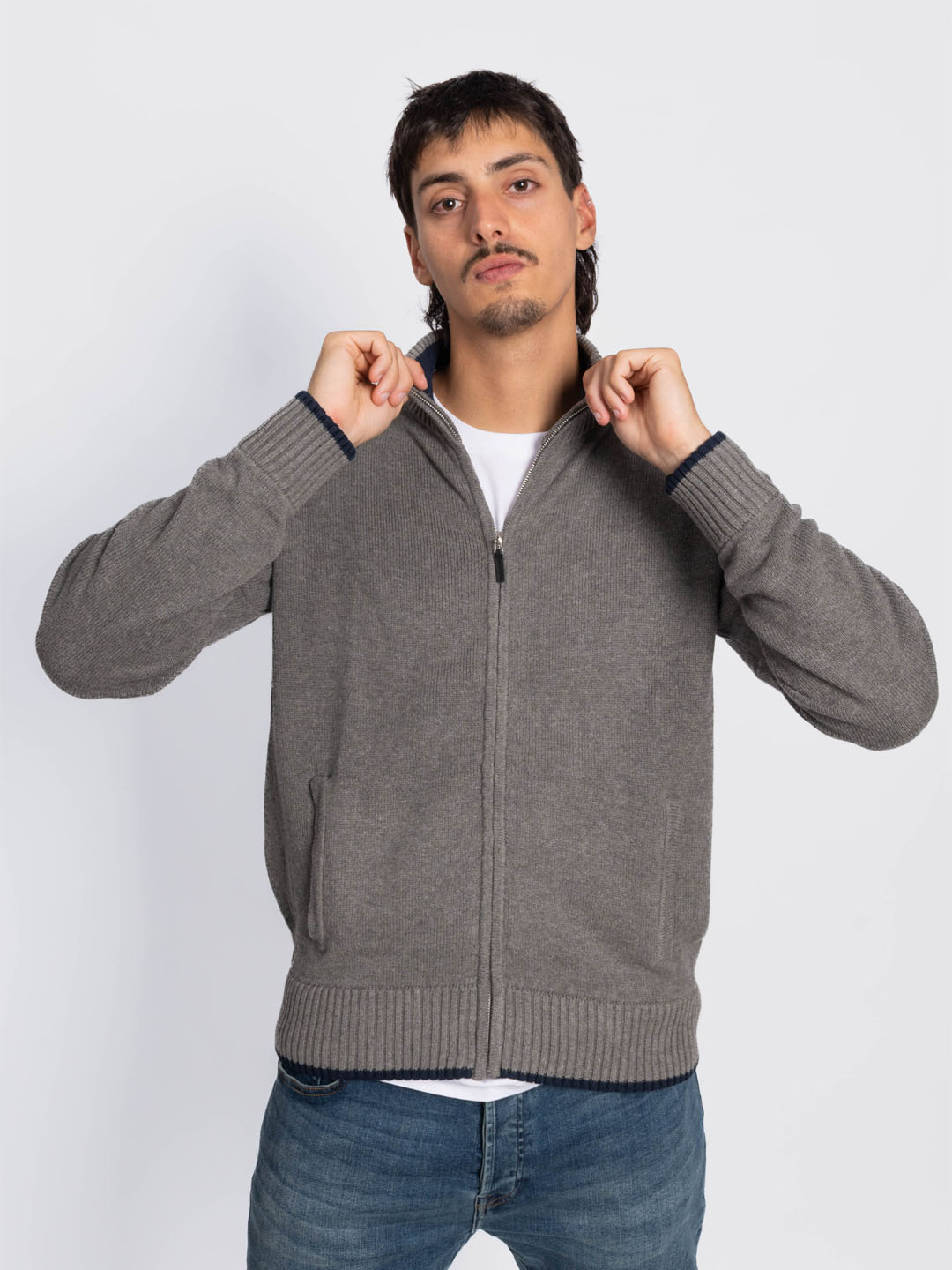 SWEATER COB GRIS CLARO - Imagen 7