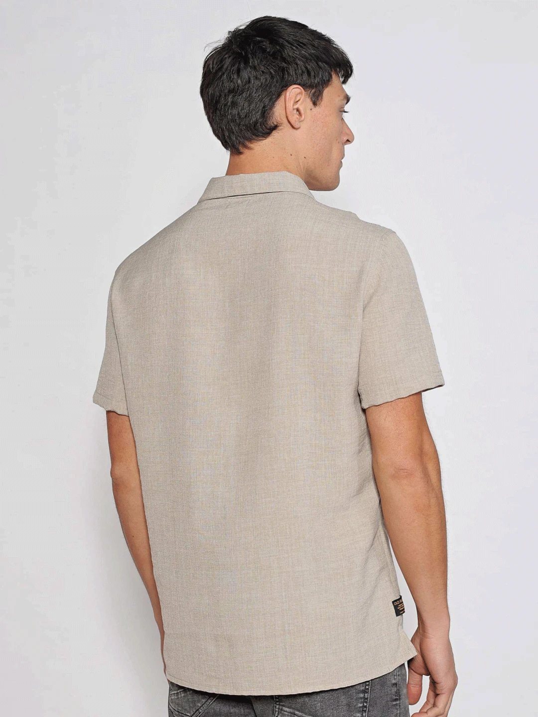 CAMISA NAPHILL BEIGE - Imagen 2