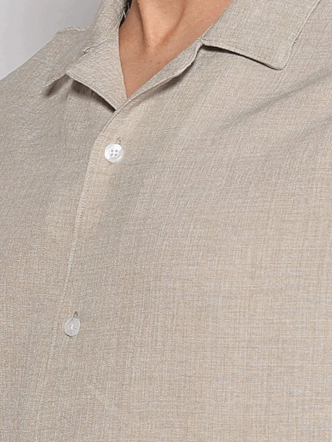 CAMISA NAPHILL BEIGE - Imagen 3