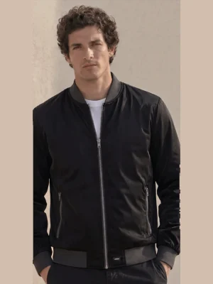 CAMPERA BOMBER NIGHT NEGRO