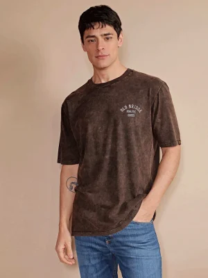 REMERA BOX MARRON OSCURO
