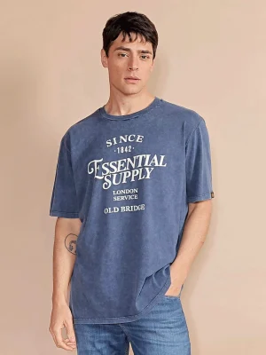 REMERA ESSENTIAL AZUL OSCURO