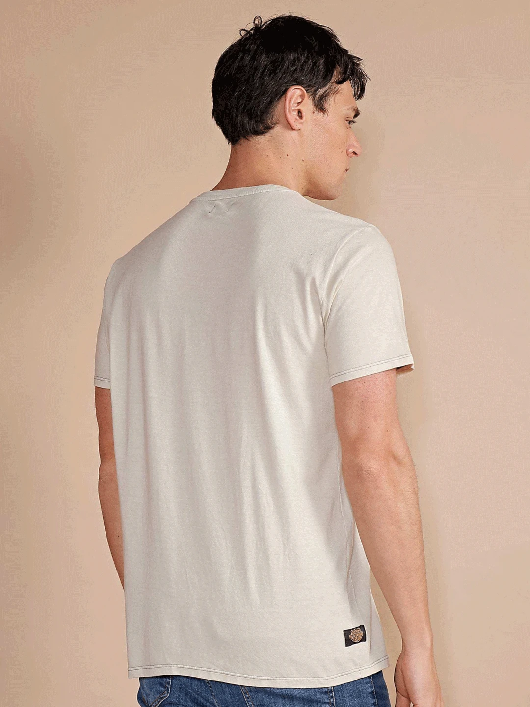 REMERA ESSENTIAL BEIGE - Imagen 3