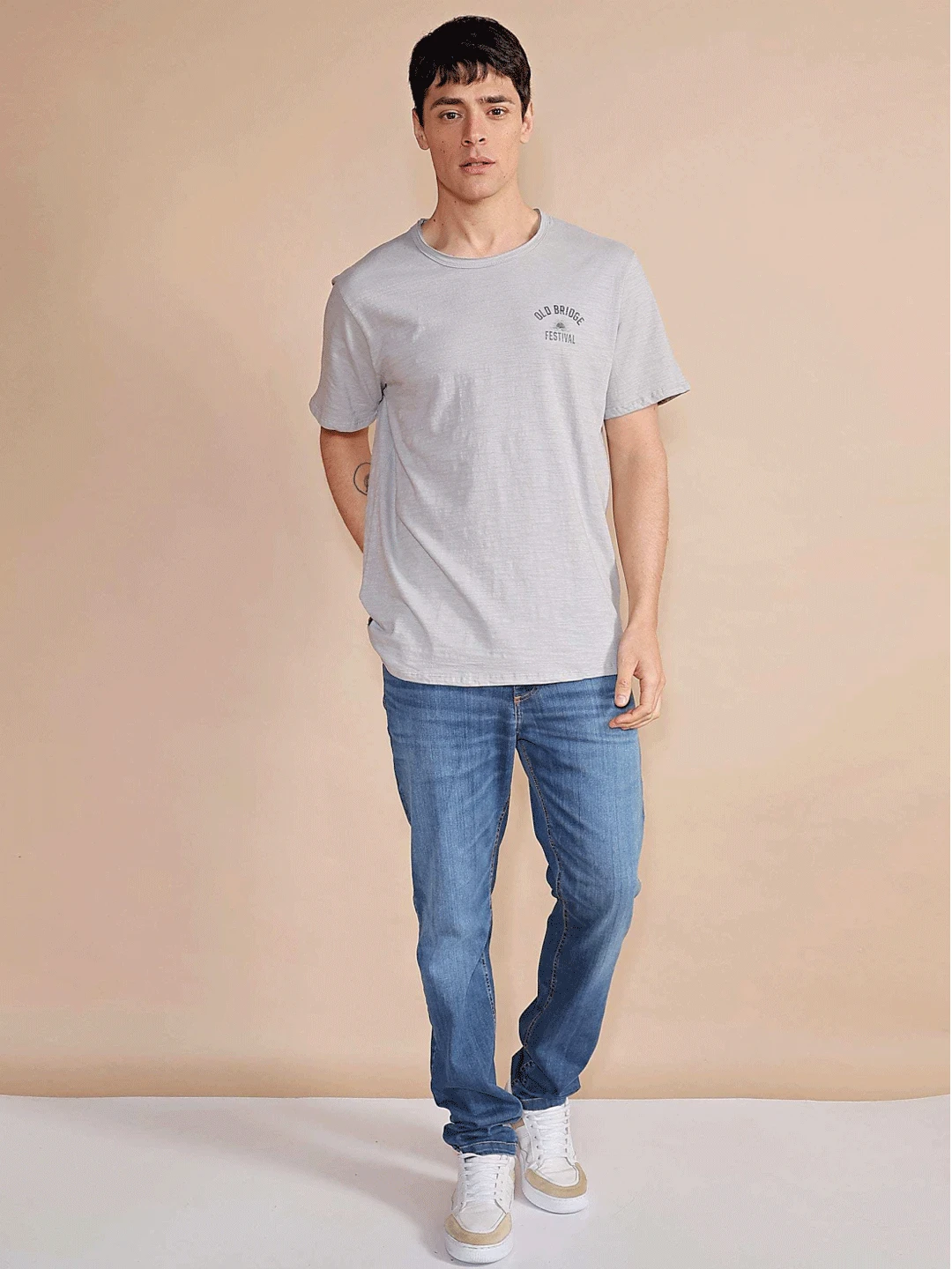 REMERA FESTIVAL GRIS CLARO - Imagen 5