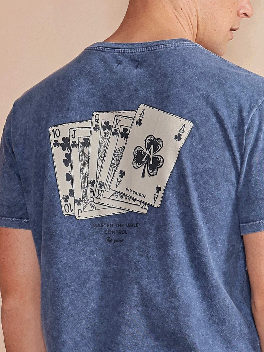 REMERA POKER AZUL OSCURO - Imagen 3