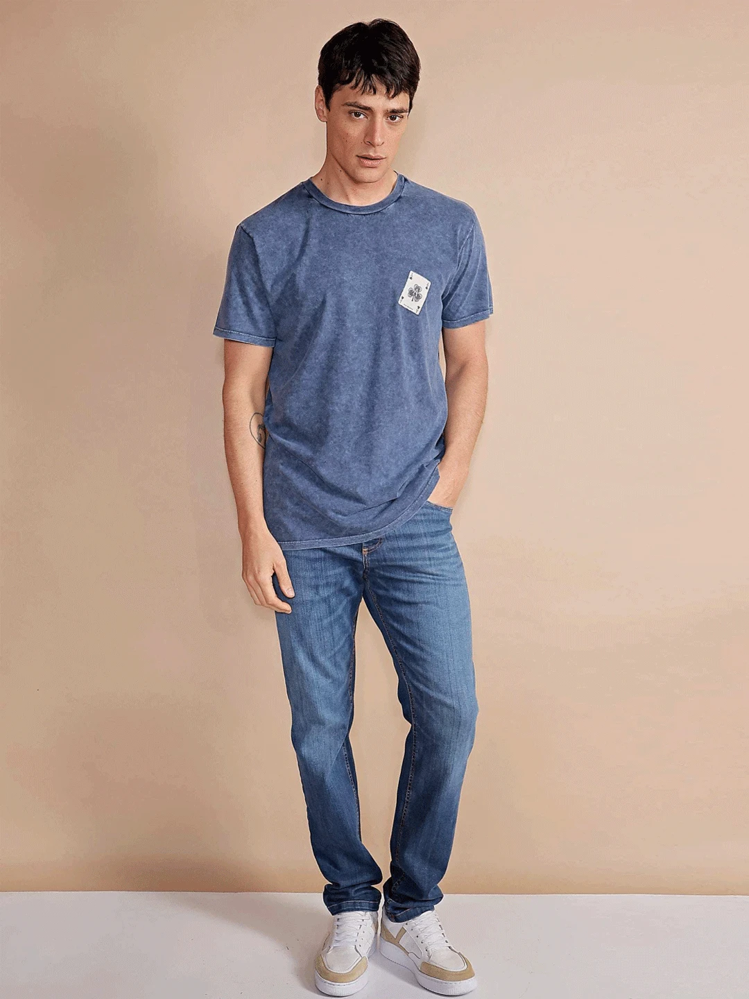 REMERA POKER AZUL OSCURO - Imagen 5