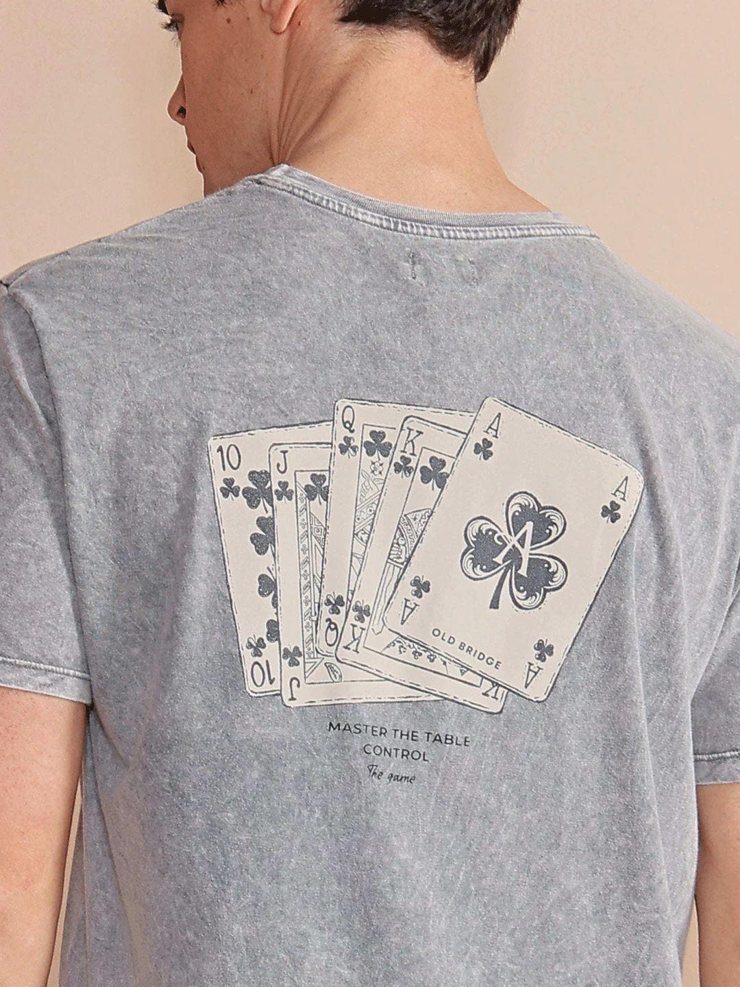 REMERA POKER GRIS MEDIO - Imagen 3