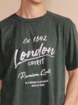 REMERA SPIRIT V27 VERDE OSCURO