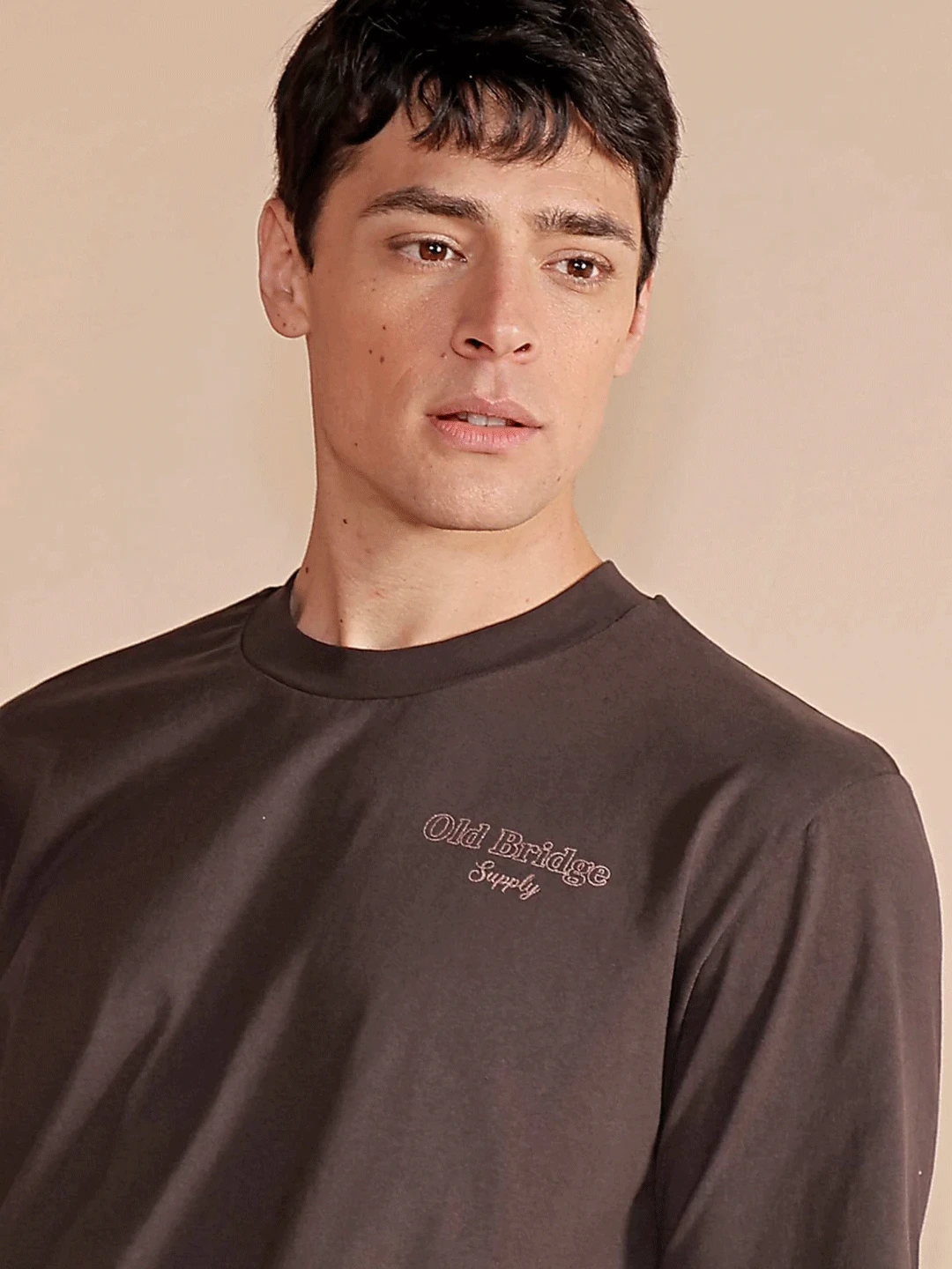 REMERA SUPPLY V27 MARRON OSCURO - Imagen 4