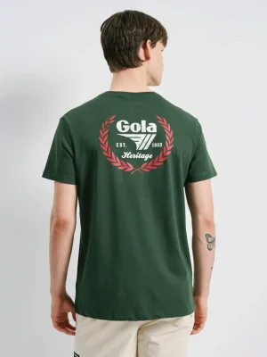 REMERA CON ESTAMPA VERDE