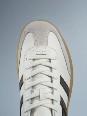 VIPER LEATHER (Blanco/Marrón)